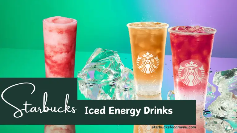 Starbucks Launches New Handcrafted Iced Energy