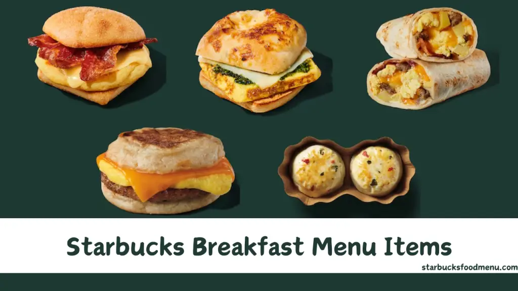 starbucks menu breakfast