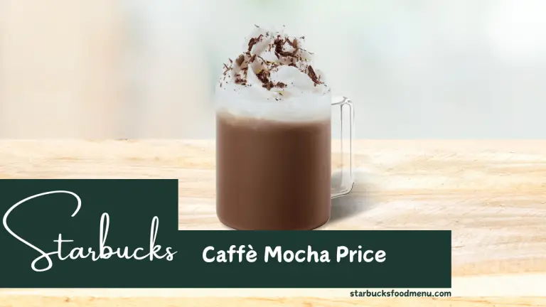 Caffè Mocha at Starbucks calories