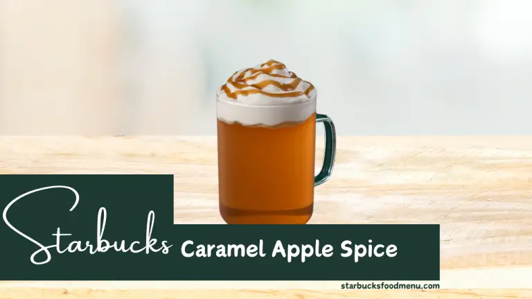 Starbucks Caramel Apple Spice Size & Calories