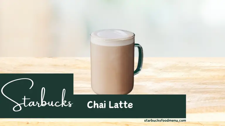 Starbucks Chai Latte Calories & Price 2024