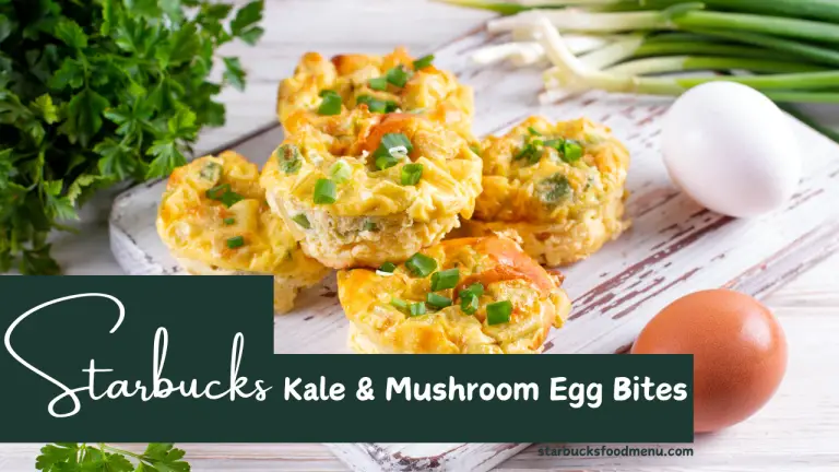 Starbucks Kale and Mushroom Egg Bites Price