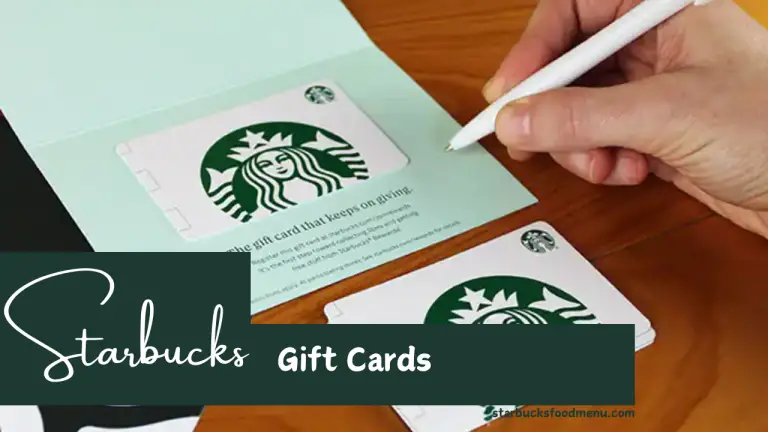 How Starbucks Gift Cards Work