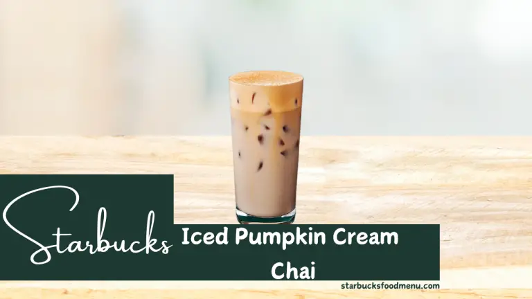 Starbucks Iced Pumpkin Cream Chai Price & Calories 2024