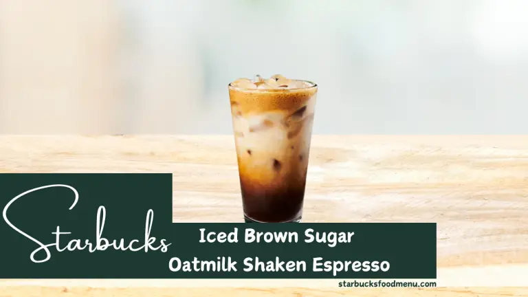 Starbucks Iced Brown Sugar Oatmilk Shaken Espresso Price & Calories