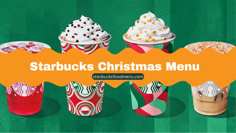 Starbucks Christmas Menu