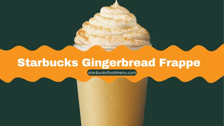 Starbucks Gingerbread Frappe