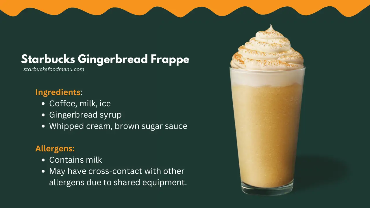 Starbucks Gingerbread Frappe