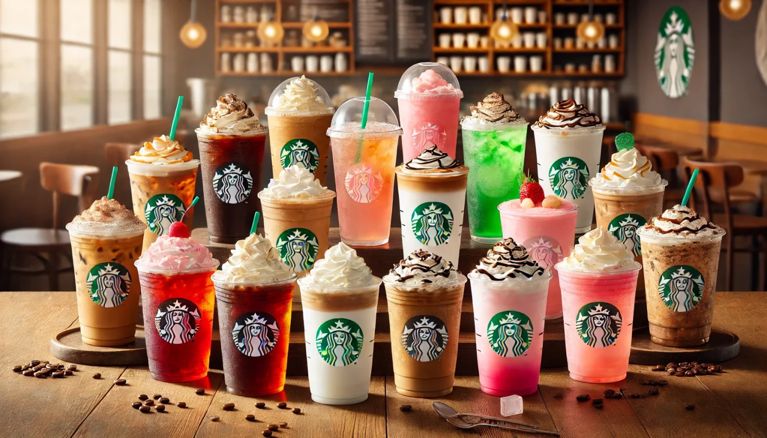 Starbucks Drinks Menu
